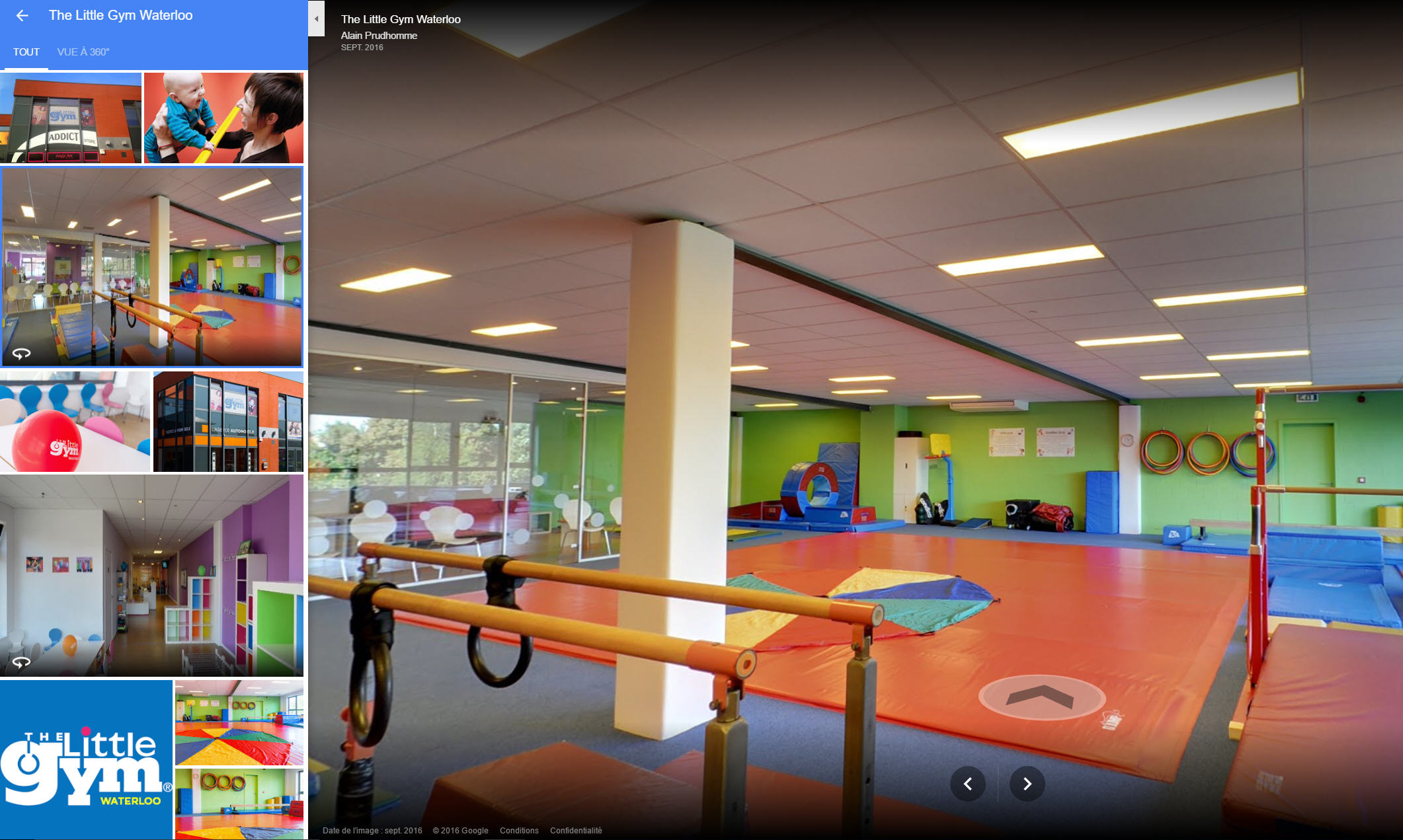visuel dans Google Street View The Little Gym Waterloo